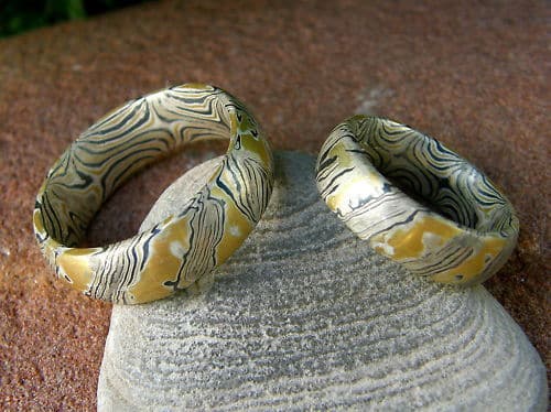 Mokume Gane Trauringe