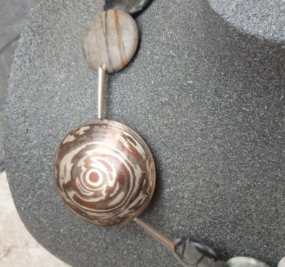 Unikat Ring Silber 925 grob geschmiedet mit Strukturen Ringröße 54 Rindenstruktur geschwärzt