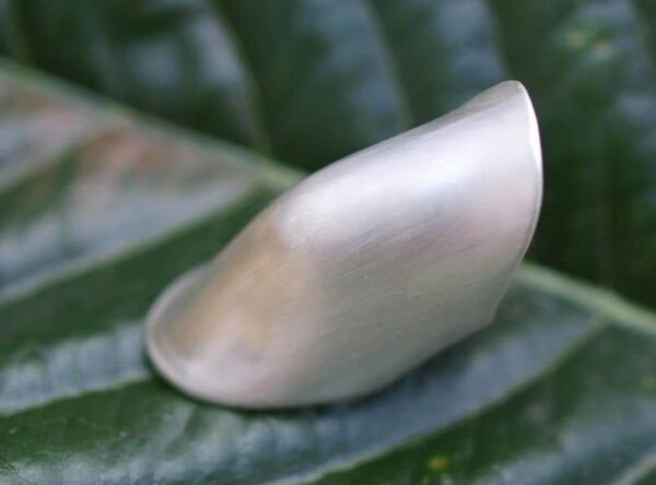 Designer Ring Silber 925 freie Form plastisch ergonomisch extrabreit