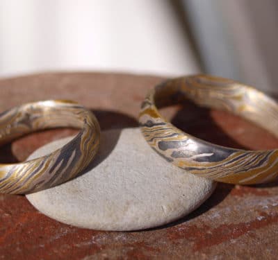 Unikat Ring Silber 925 grob geschmiedet mit Strukturen Ringröße 54 Rindenstruktur geschwärzt